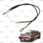 สายเบรคมือ ข้างซ้าย/ขวา ใส่ร่วมกัน 1 เส้น สีดำ สำหรับ Datsun/Nissan FAIRLADY 240Z 260Z ปี 1970-1978